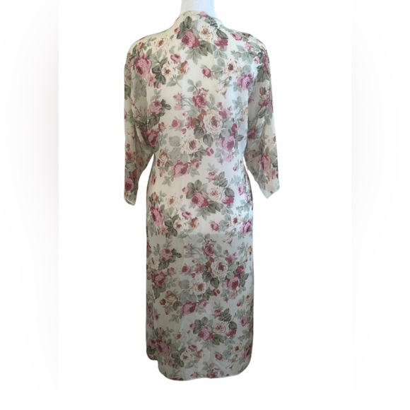 LuLaRoe Floral Print Kimono Cardigan - Picture 2 of 4